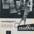 1958 Isoflex Company Switzerland Vintage 1958 Swiss Ad Suisse Advert Horlogerie Horology