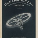 1958 Leon Charpilloz S.A. Company Switzerland 1958 Swiss Ad Suisse Advert Horlogerie Horology