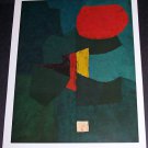 Serge Poliakoff Vert au Cercle Rouge Art Ad Advertisement