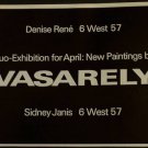 Vasarely Vintage 1972 Art Exhibition Ad Advert Advertisement