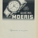 1958 Moeris Watch Company Switzerland 1958 Swiss Ad Suisse Advert Horology Horlogerie