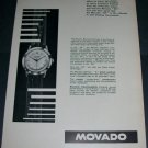 1956 Movado Watch Company Vintage 1956 Swiss Ad Switzerland Suisse Advert Horlogerie Horology