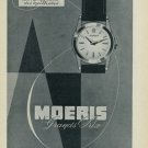 1958 Moeris Watch Company Saint-Imier Switzerland Vintage 1958 Swiss Ad Suisse Advert