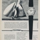 Cyma Watch Company Navystar 1959 Swiss Ad Suisse Advert Horology Horlogerie