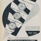 Teriam Watch Company Switzerland Vintage 1958 Swiss Ad Suisse Advert Horology Horlogerie