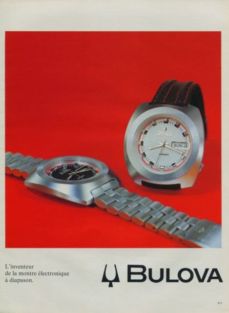 Bulova Watch Company Switzerland Accutron Vintage 1971 Swiss Ad Suisse Advert