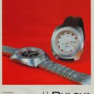 Bulova Watch Company Switzerland Accutron Vintage 1971 Swiss Ad Suisse Advert