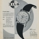 1957 Zila Watch Company 40th Anniversary Vintage 1957 Swiss Ad Suisse Advert Switzerland Horology