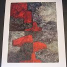Serge Poliakoff Rouge et Verte Art Ad Advertisement