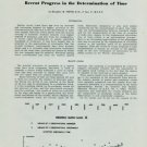1950 Progress in the Determination of Time by Humphrey M. Smith 1950 Swiss Magazine Article Horology