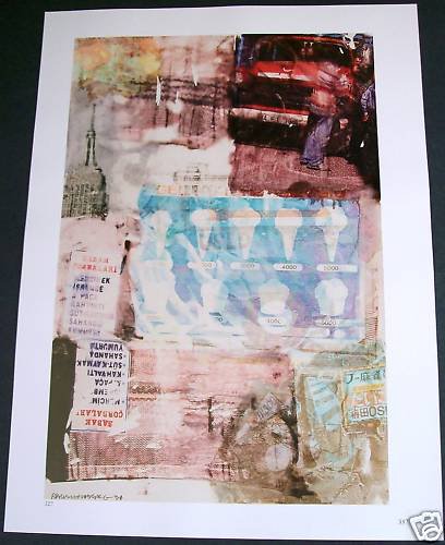 Robert Rauschenberg Tour (Anagram) Art Ad Advertisement