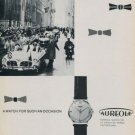 Aureole Watch Company Vintage 1958 Swiss Ad Suisse Advert Horlogerie Horology