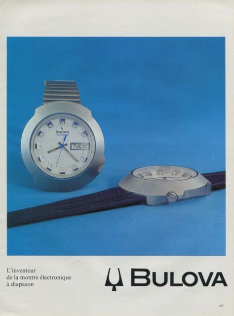 Bulova Watch Company Bienne Switzerland Vintage 1971 Swiss Ad Suisse Advert