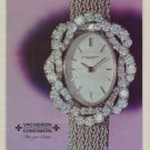1971 Vacheron Constantin Watch Company Switzerland Vintage 1971 Swiss Ad Suisse Advert Horology