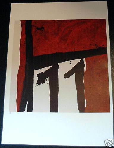 Robert Motherwell Mexican Night Art Ad Advertisement