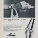 1958 Mido Watch Company Bienne Switzerland 1958 Swiss Ad Suisse Advert Horlogerie