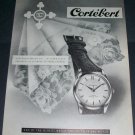 Cortebert Watch Company Switzerland 1956 Swiss Ad Suisse Advert Horlogerie