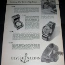1956 Ulysse Nardin Watch Company Getting the Facts Ship Shape 1956 Swiss Ad Suisse Advert 1956 Ulysse Nardin Watch Company Getting the Facts Ship Shape 1956 Swiss Ad Suisse Advert