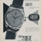 Gruen Watch Company Switzerland 1959 Swiss Ad Suisse Advert Horology Horlogerie
