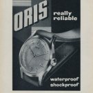 1956 Oris Watch Company Holstein Switzerland Vintage 1956 Swiss Ad Suisse Advert Horology