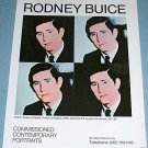 1976 Rodney Buice H.R.H. Prince Charles Vintage 1976 Art Ad Advert Advertisement