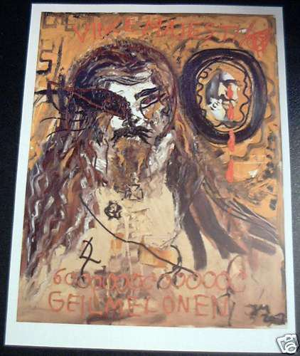 Jonathan Meese St Stallburschn's (Selbsportrait) Art Ad