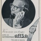 Arsa Watch Company Switzerland 1959 Swiss Ad Suisse Advert Horology Horlogerie
