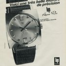 Lip Watch Company Aqua Roe Vintage 1968 Swiss Ad Suisse Advert Horlogerie
