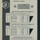 1957 Vacheron & Constantin Watch Company Vintage 1957 Swiss Ad Suisse Advert Geneva Switzerland