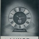 1957 Luxor Clock Company Switzerland Vintage 1957 Swiss Ad Suisse Advert Horology Horlogerie