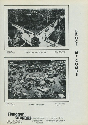 Bruce McCombs Winslow and Emporia 1980 Art Ad Advert