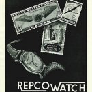 1950 Repco Watch Company Tramelan Switzerland Vintage 1950 Swiss Ad Suisse Advert
