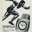 Felca Watch Company Astrovilla Vintage 1970 Swiss Ad Suisse Advert Horlogerie