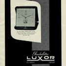 1956 Luxor Clock Company Luxor Pendulettes Switzerland 1956 Swiss Ad Suisse Advert Horlogerie