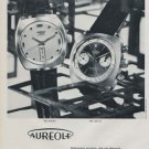 Aureole Watch Company Switzerland Vintage 1970 Swiss Ad Suisse Advert Horology