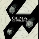 1950 Olma Watch Company Numa Jeannin SA Vintage 1950 Swiss Ad Suisse Advert