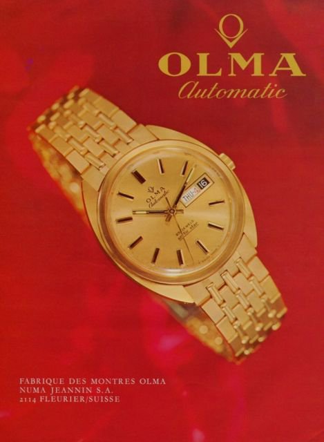 Olma watch company best sale