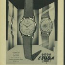 Eloga Watch Company Vintage 1957 Swiss Ad Suisse Advert Switzerland Horology