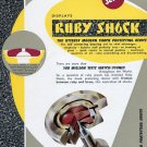1955 Seitz Ruby Shock Company Switzerland Vintage 1955 Swiss Ad Suisse Advert