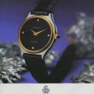 1977 Sandoz Watch Company La Chaux-de-Fonds Switzerland Vintage 1977 Swiss Ad Suisse Advert
