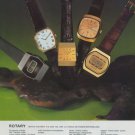 1977 Rotary Watch Company Switzerland Vintage 1977 Swiss Ad Suisse Advert Horology