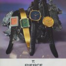 Pierce Watch Company Pierce SA Switzerland Vintage 1977 Swiss Ad Suisse Advert