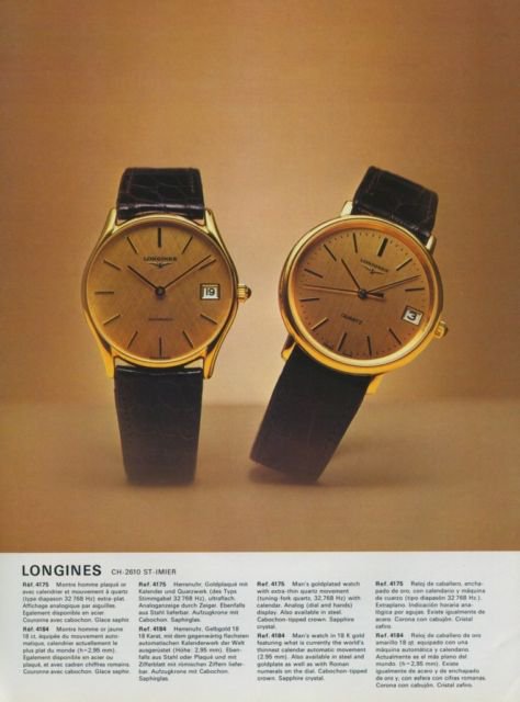 Longines Watch Company St-Imier Switzerland Vintage 1977 Swiss Ad Suisse Advert
