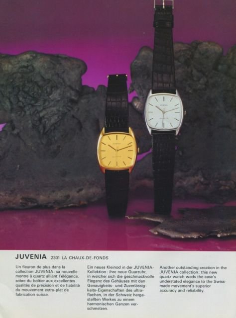 1977 Juvenia Watch Company Switzerland Vintage 1977 Swiss ...