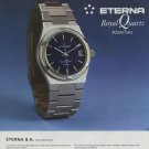 Eterna Watch Company Switzerland KonTiki Vintage 1977 Swiss Ad Suisse Advert