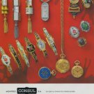 Consul Watch Company Switzerland Vintage 1977 Swiss Ad Suisse Advert Horlogerie