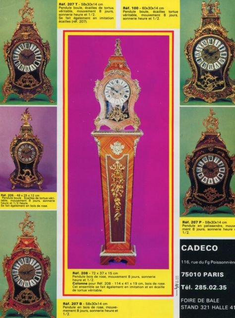 Cadeco Clock Company Paris France Vintage 1977 Swiss Ad Suisse Advert Horlogerie