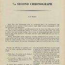 A Highly Accurate 1/10 Second Chronograph 1953 Swiss Article Horology Horlogerie