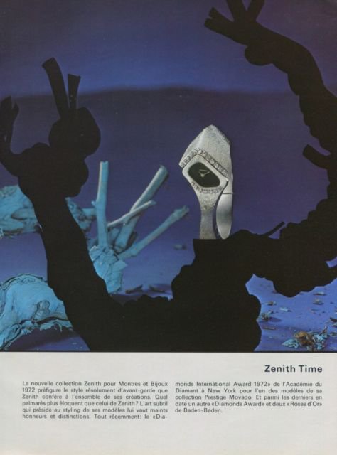 1972 Zenith Watch Company Zenith Time Switzerland Vintage 1972 Swiss Ad Suisse Advert Horlogerie