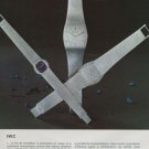 1972 IWC International Watch Company Switzerland Vintage 1972 Swiss Ad Suisse Advert